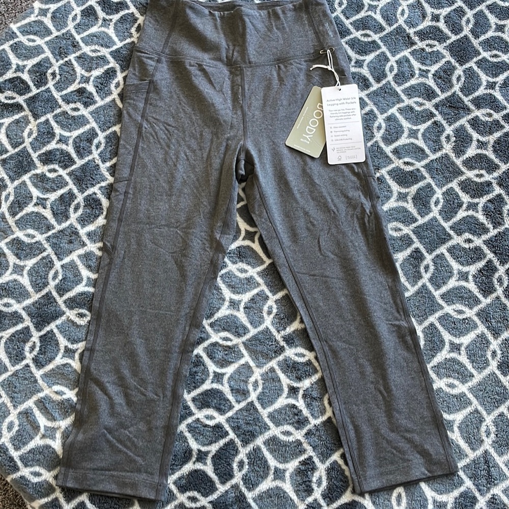 NWT BOODY ECO WEAR - motivate 3/4 high waist tights